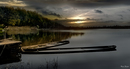 Abends am Fischteich