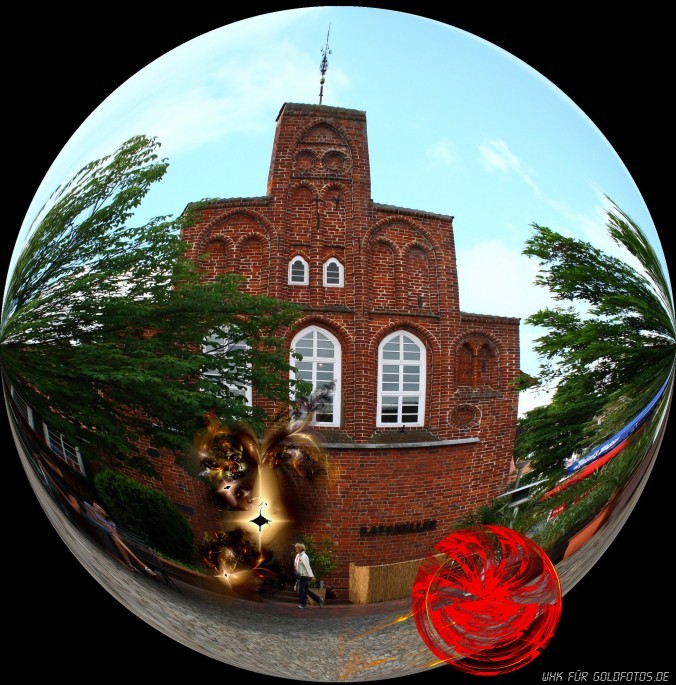 Wildeshauser Rathaus abstrahiert 1