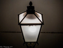 Nächtliche Lampe am Wiener Palmengarten