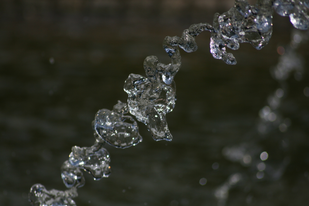 ein Wasserstrahl - mal anders