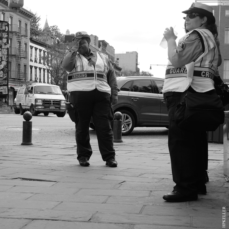 A few month ago in NYC, ...job is job and break is break.