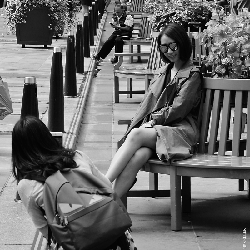 A few month ago in Manhattan, ...young asian girls do what they always do.