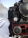 Alte Dampflok im Schwarzwald bei Bad Herrenalb
