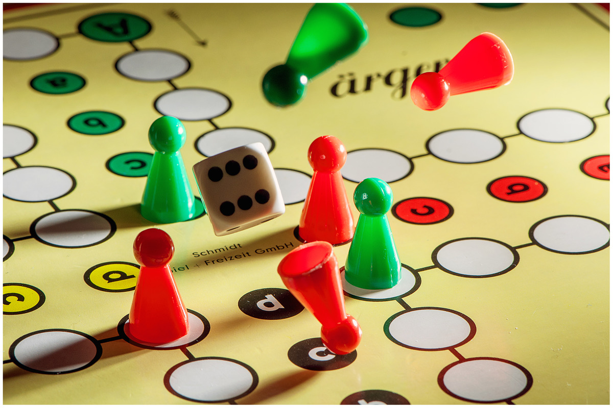 Mensch ärgere Dich nicht, das altbewährte Spiel
