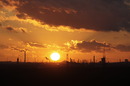 Sonnuntergang in Richtung Gelsenkirchen