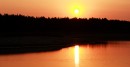 Sonnenaufgang am Oder Havel Kanal