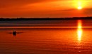 Sonnenuntergang am Kummerower See