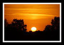 Sonnenuntergang zwischen Lüneburg und Hamburg