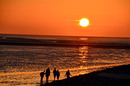 Wattenmeer bei Sonnenuntergang