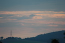 Sonnenuntergang nach einen starken Regen