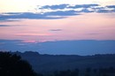 Sonnenuntergang nach einen starken Regen