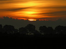 Romantischer Morgenhimmel