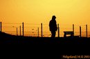 Silhouette auf Helgoland/rein zufälliger Klick