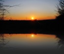 Sonnenuntergang- Spiegelung 