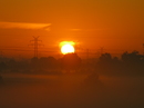 Glühender Sonnenaufgang