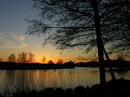 Kurz vor Sonnenaufgang
