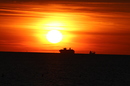 Sonnenuntergang in Cuxhaven