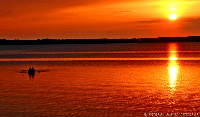Sonnenuntergang am Kummerower See