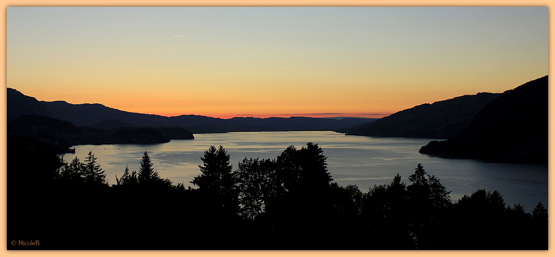 Sonnenuntergang Thunersee 2