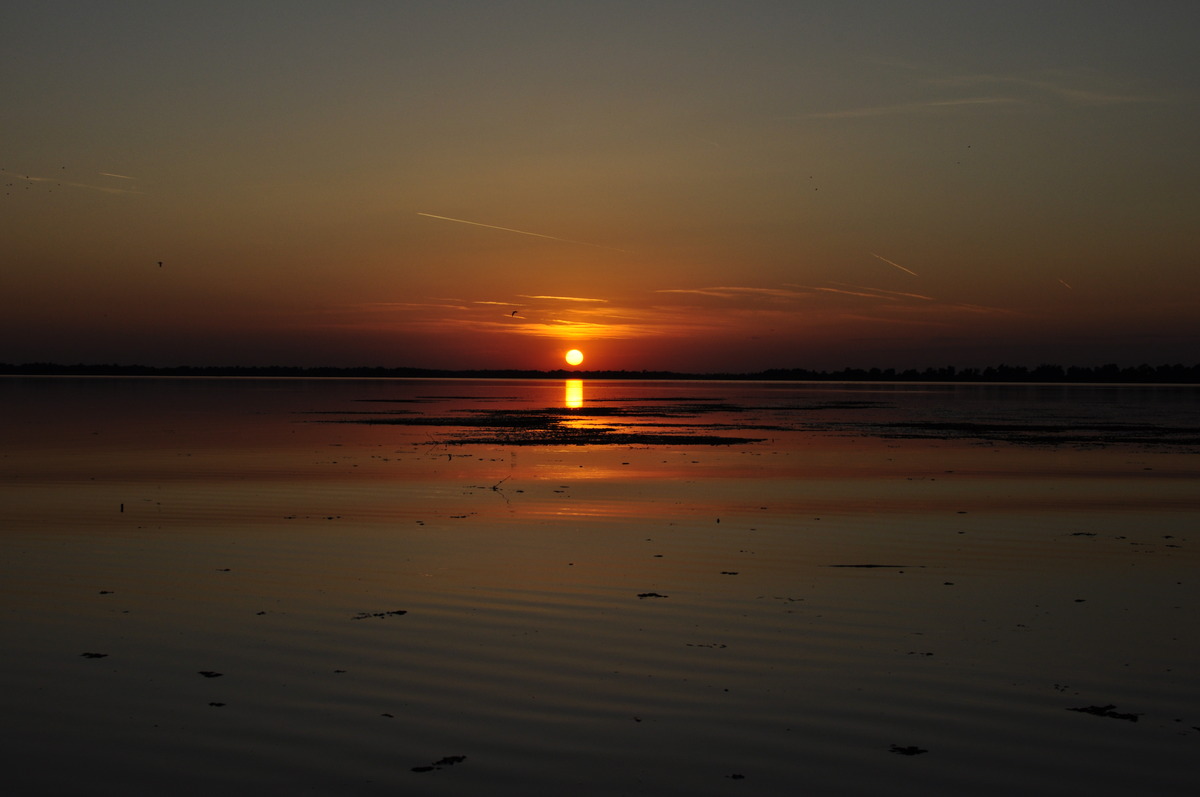 Sonnenuntergang in Donaudelta