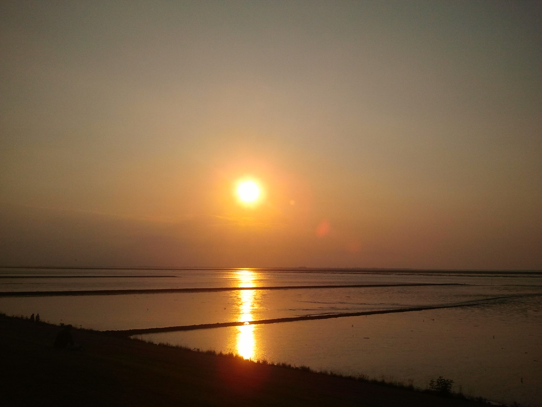 Sonnenuntergang in Nordstrand