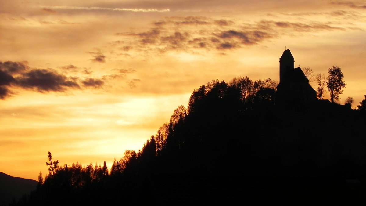 Kirchhügel geht schlafen