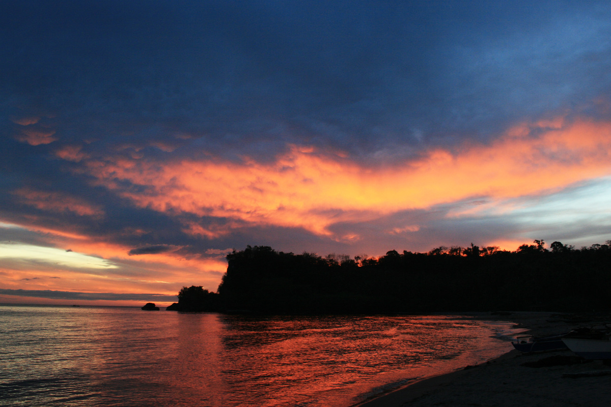 Sonnenuntergang auf Negros 1