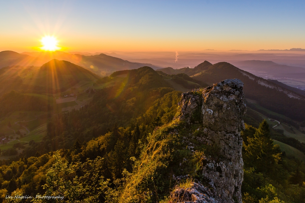 Sonnenaufgang in der Schweizer Belchenregion 2