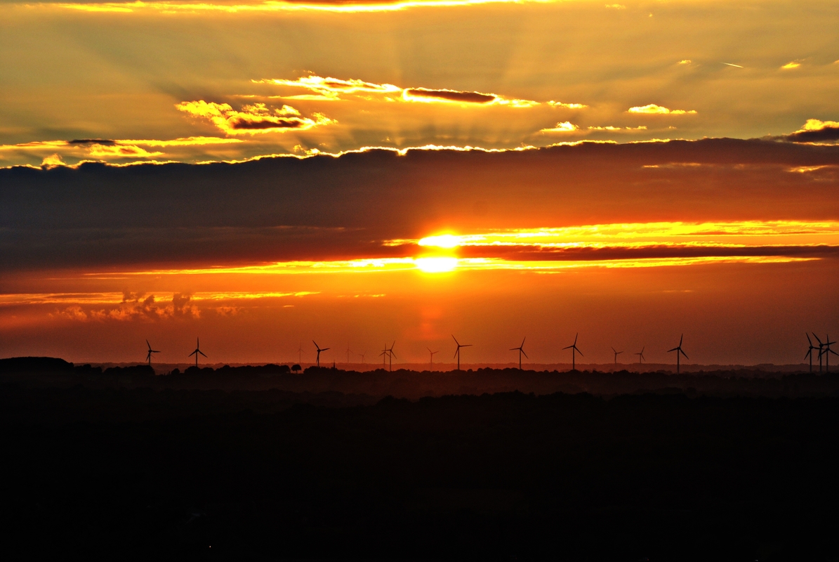 Sonnenuntergang von der Himmelstreppe