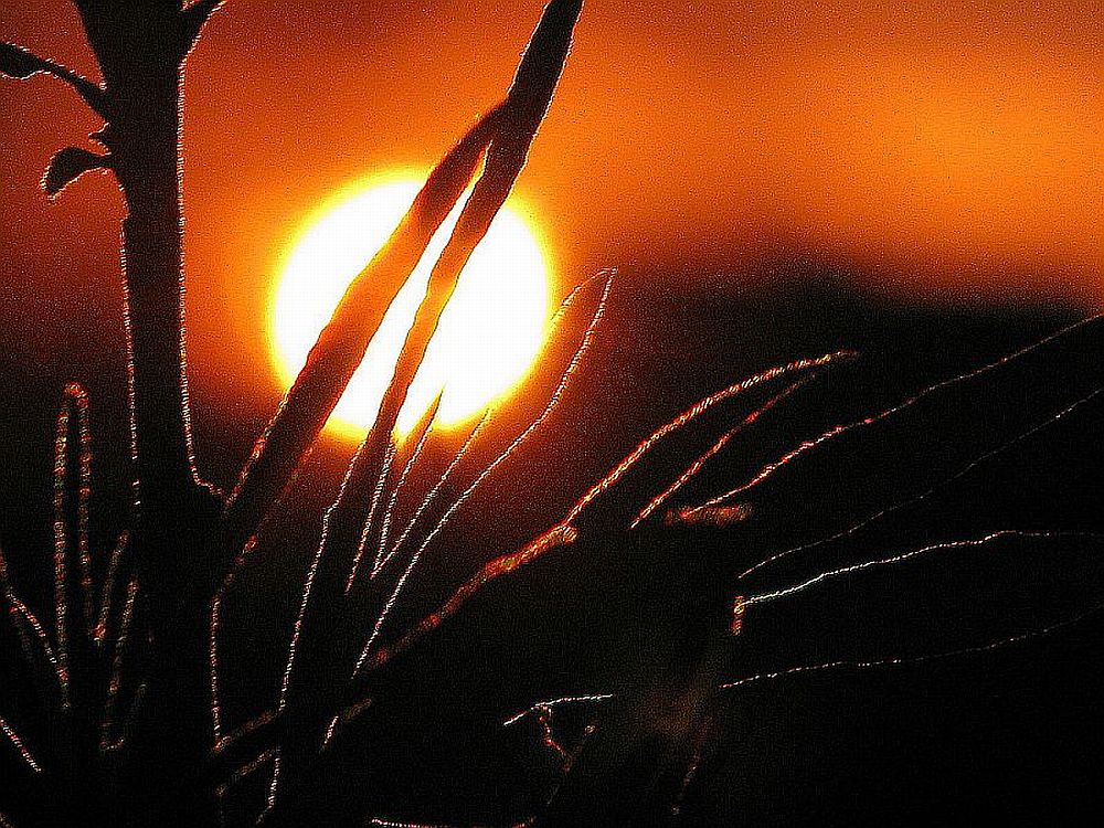 Sonnenuntergang am 26. April 2012 um 19:27 Uhr