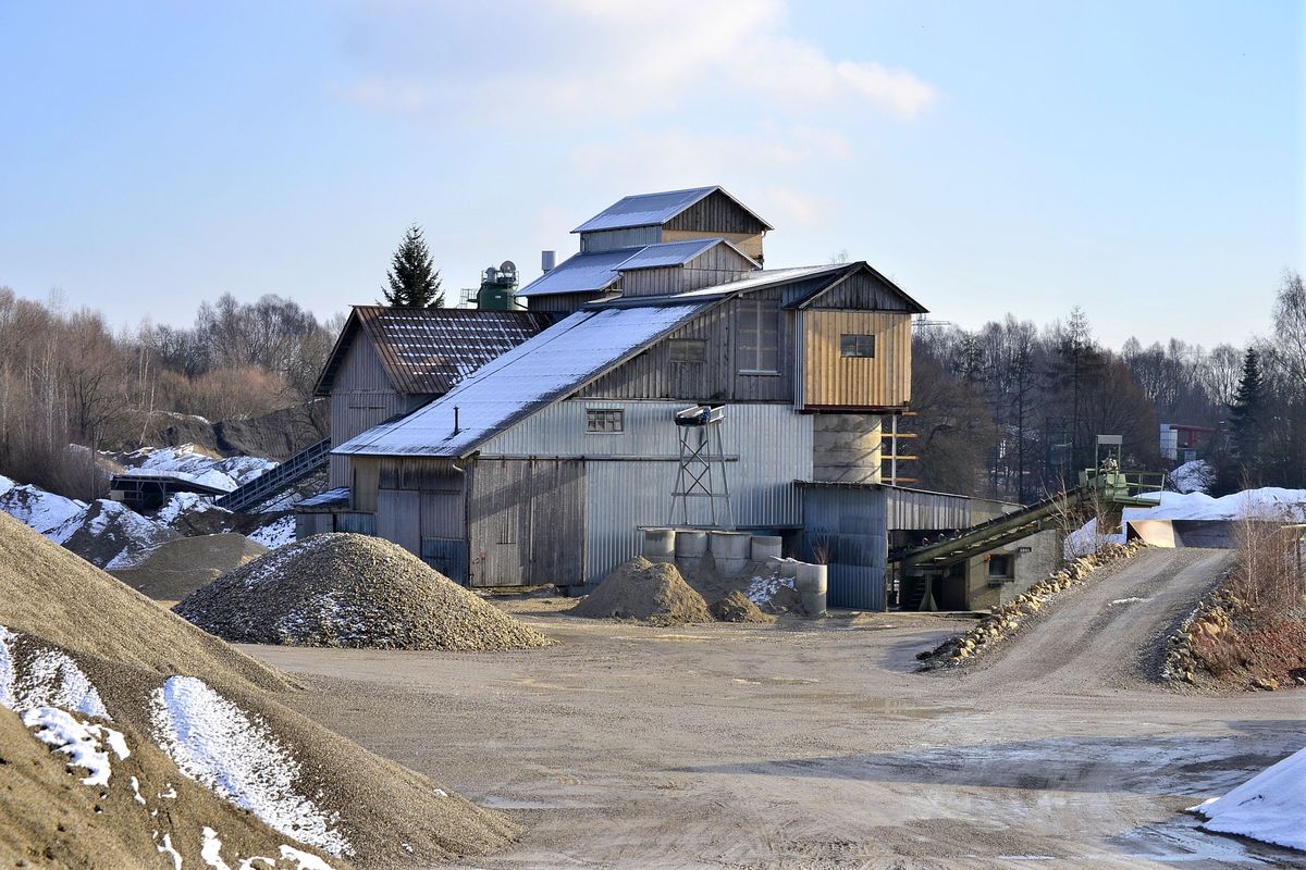 Kieswerk bei uns in der Nähe 