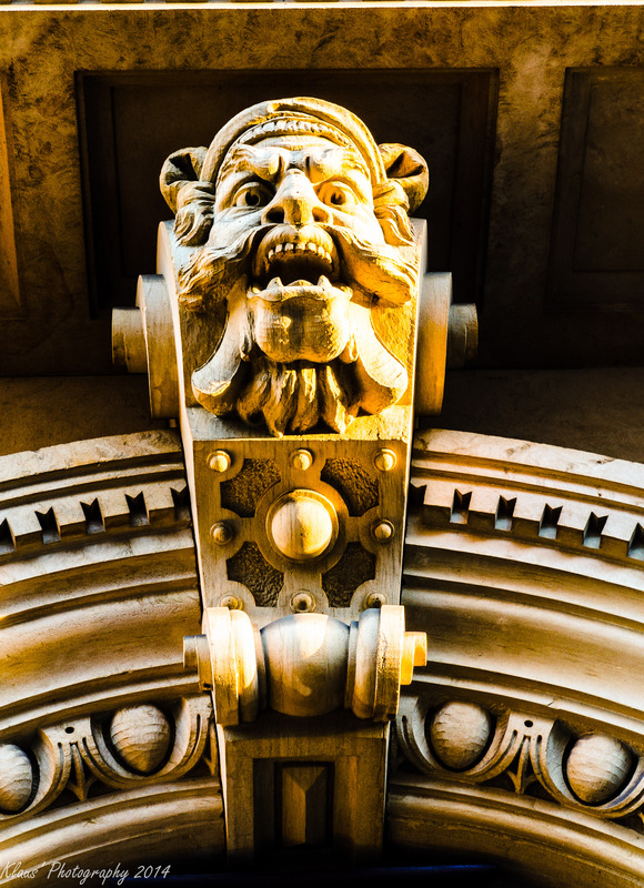 Steinfigur in der Altstadt von Durlach