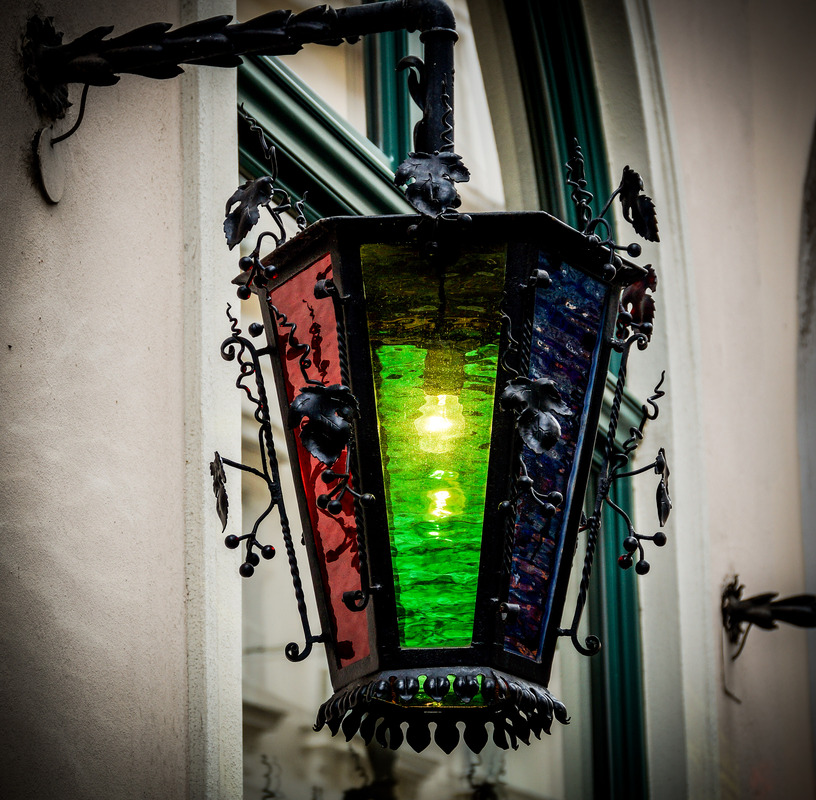 Lampe in der Wiener Innenstadt