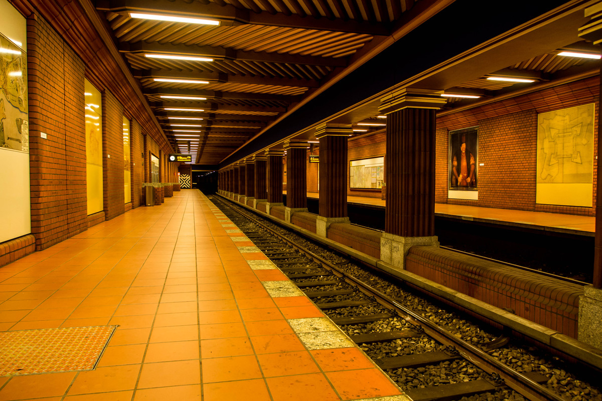 Berliner U-Bahnstation....