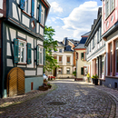 Eltville - Rosengasse mit Blick zum Markt - Mai 2017