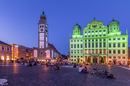 Der Augsburger Rathausplatz