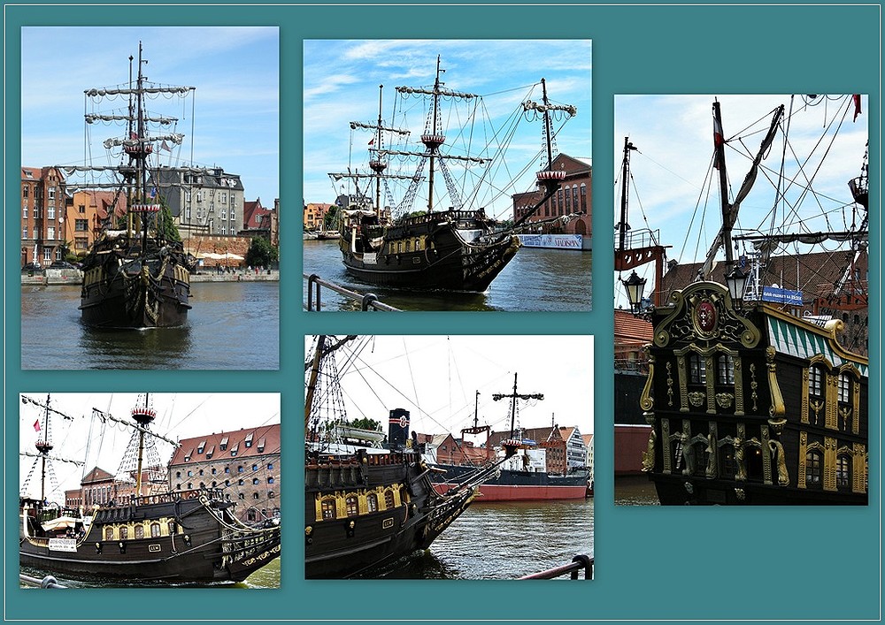 Die Galeone Lew in Gdansk