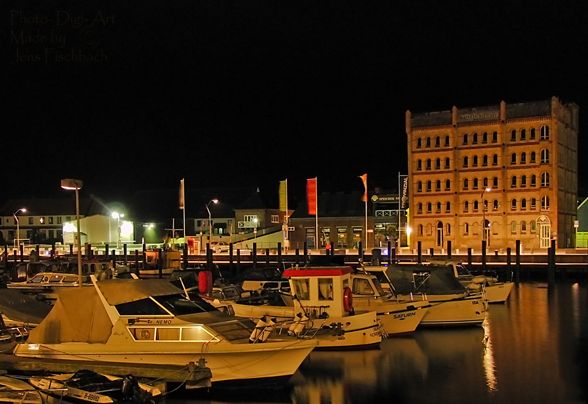 Eckernförde bei Nacht