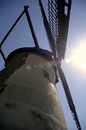 Grottenhertener Mühle im Gegenlicht