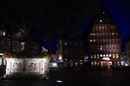 Marktplatz von Hildesheim bei Nacht