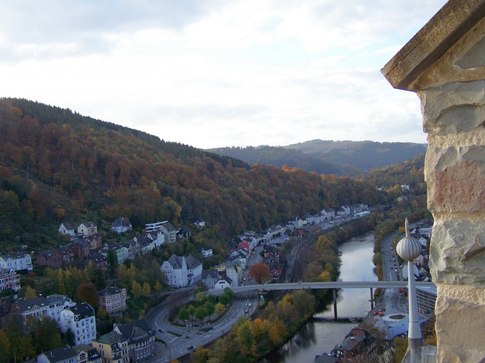 Blick vom Burgturm...