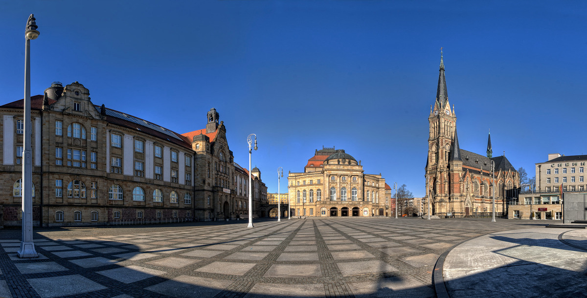 Theaterplatz in Chemnitz