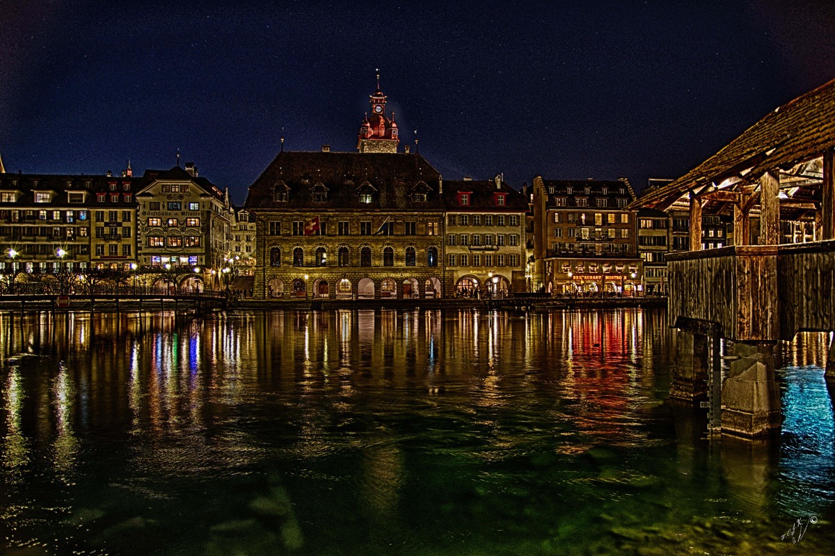 Luzern / Nach Feierabend hab ich mal wieder Luzern angesehn.