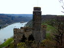 Burg Maus mit  Rhein   