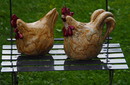 Keramik;Hühner leicht beschädigt