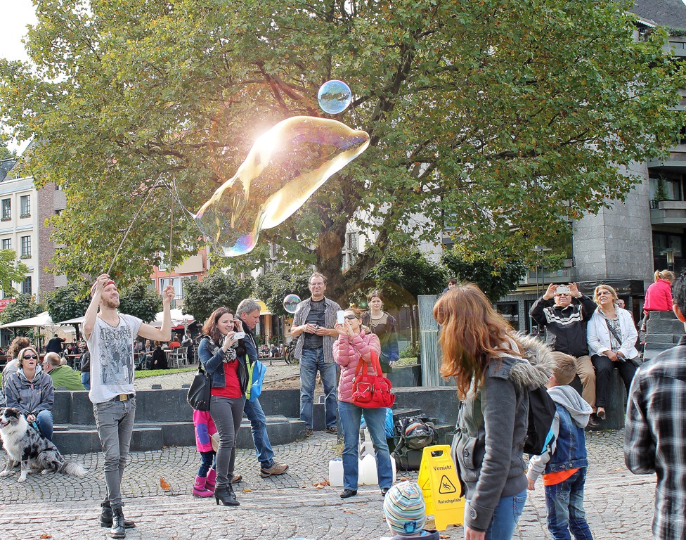 Straßenkünstler in Köln 