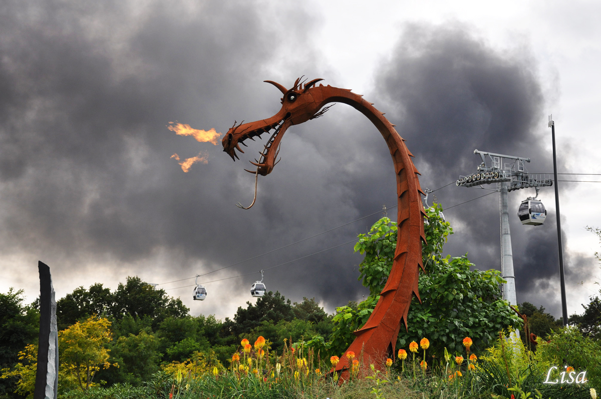 Der drache nimmt rache