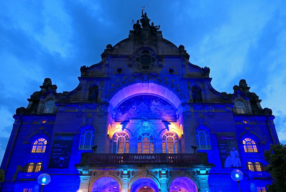 Blaue Nacht in Nürnberg
