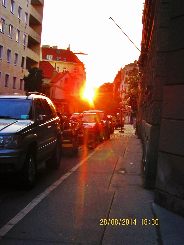 Sonnenuntergang.