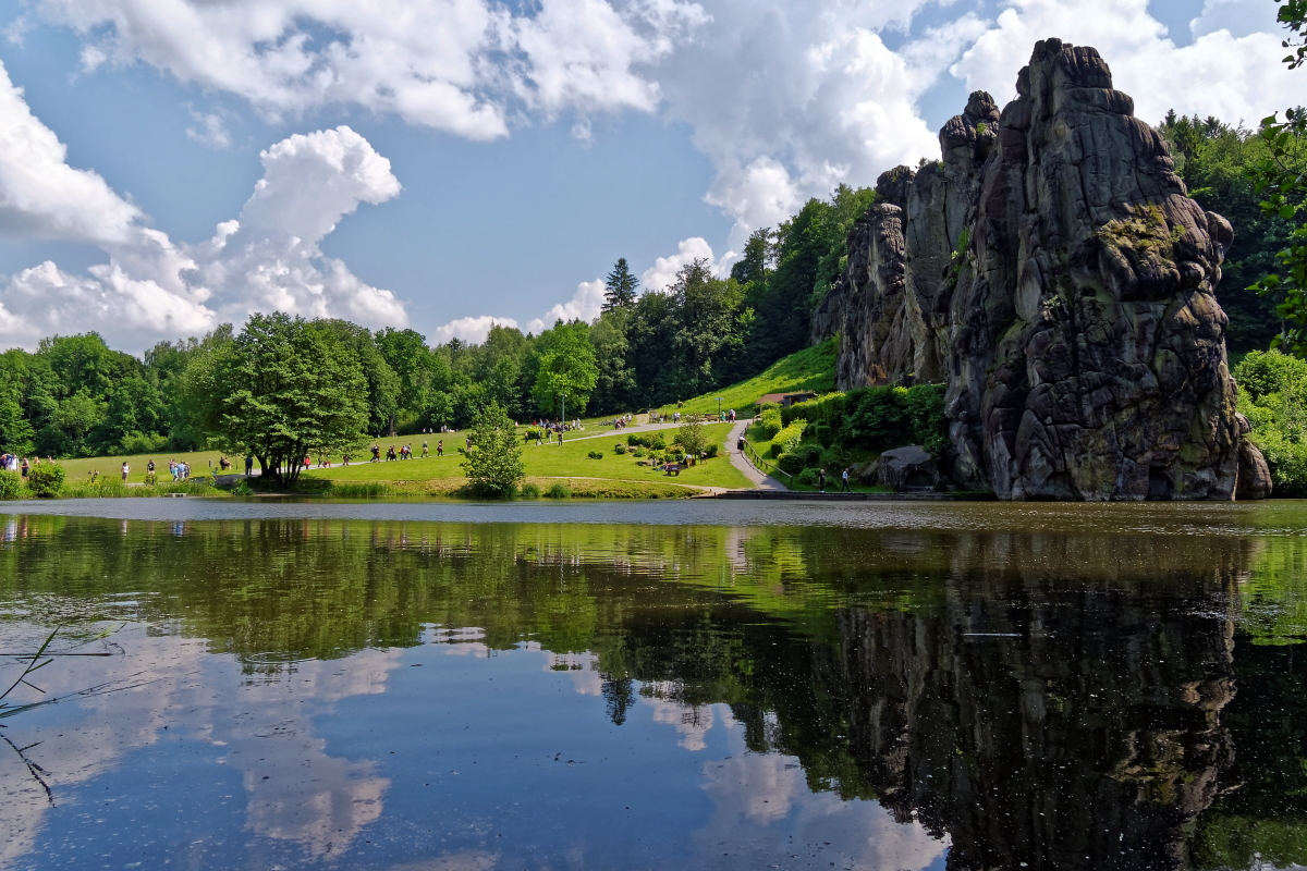 Blick über den Wiembecketeich